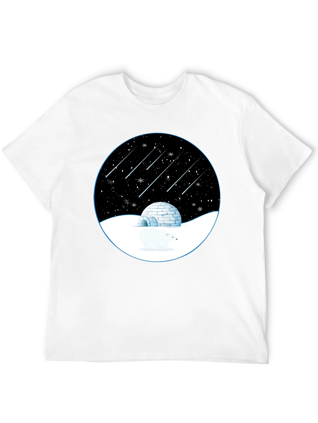 Igloo Starry Night Black T-Shirt