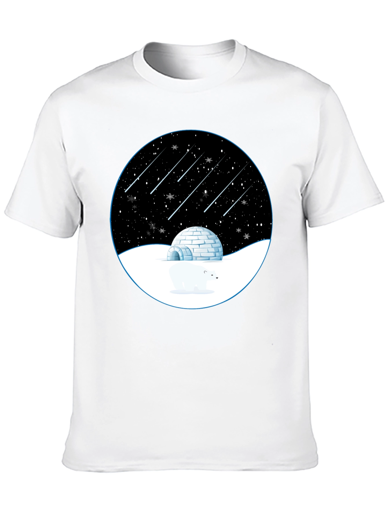 Igloo Starry Night Black T-Shirt