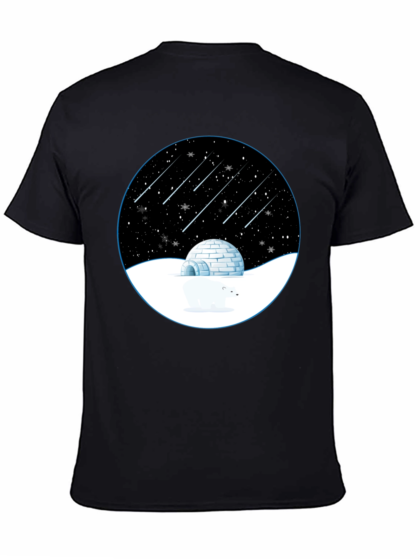 Igloo Starry Night Black T-Shirt