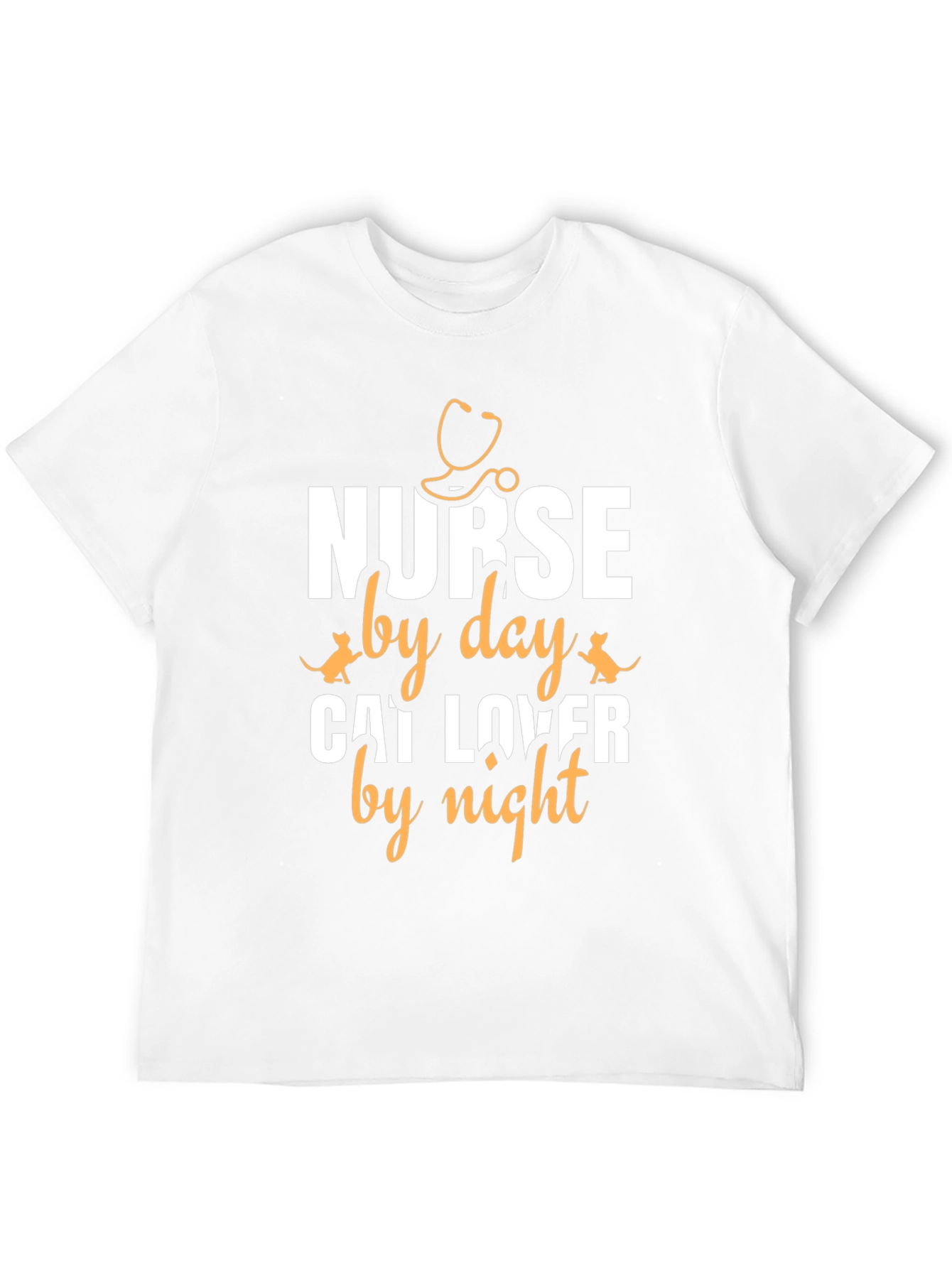 Nurse by Day Cat Lover by Night T-Shirt
