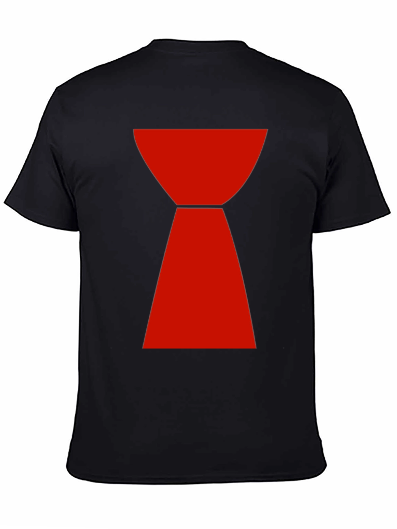 Black Widow Inspired T-Shirt - Red Hourglass Design