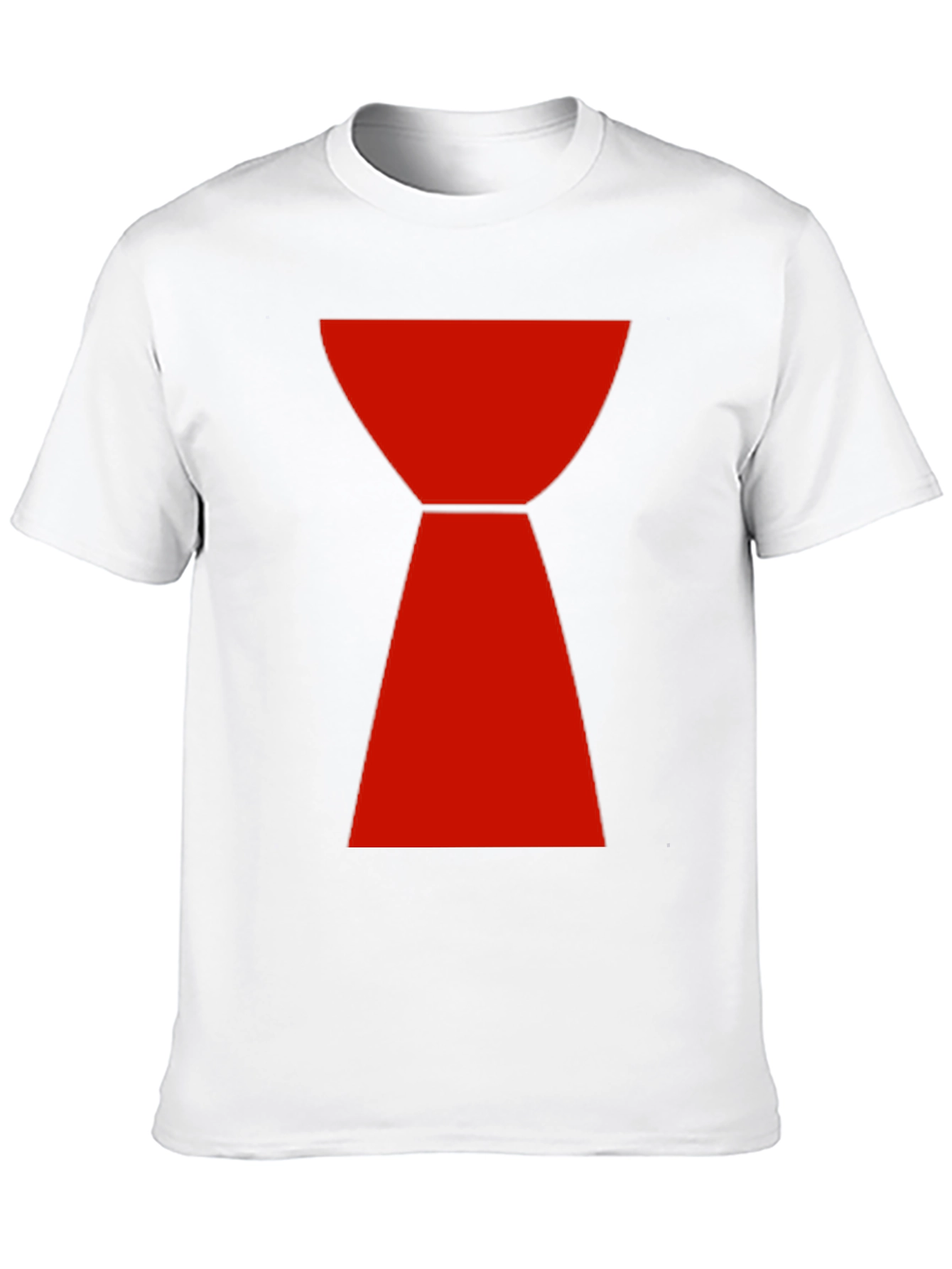 Black Widow Inspired T-Shirt - Red Hourglass Design