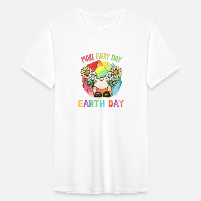 Make every day Earth day - Watercolor Gnome