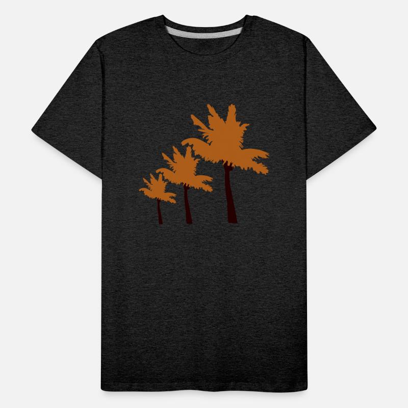 Many Palm Trees Row Island 3 Trees Beach Vacation