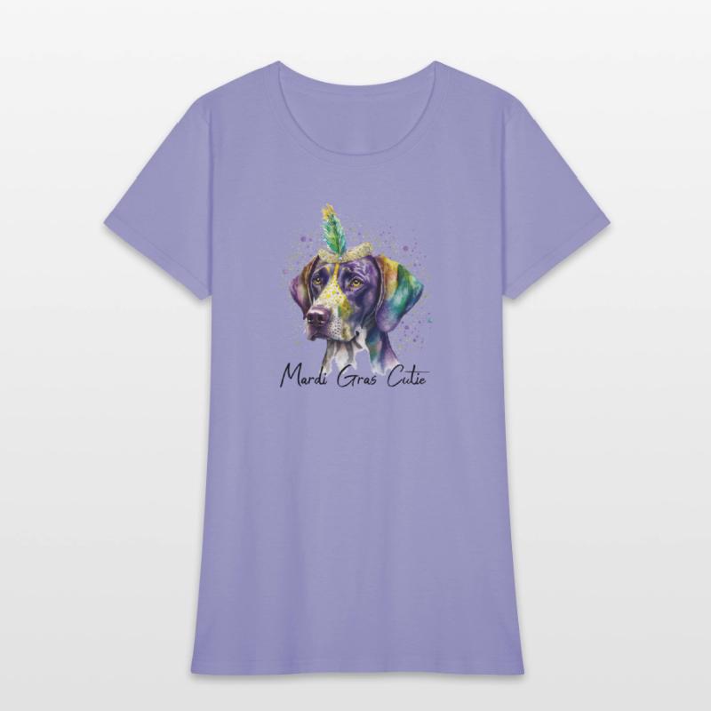 Mardi Gras Cutie English Pointer