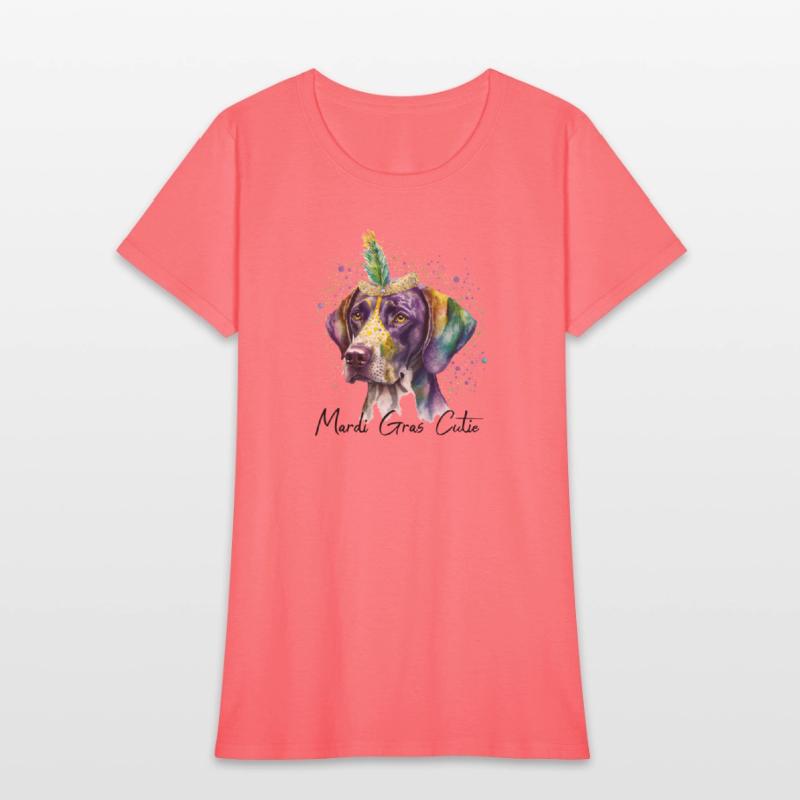 Mardi Gras Cutie English Pointer