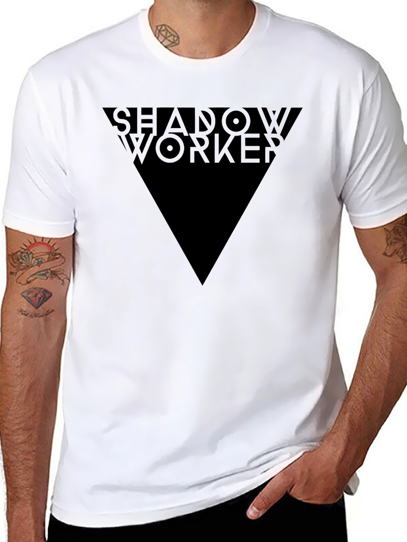 Shadow Worker Black T-Shirt