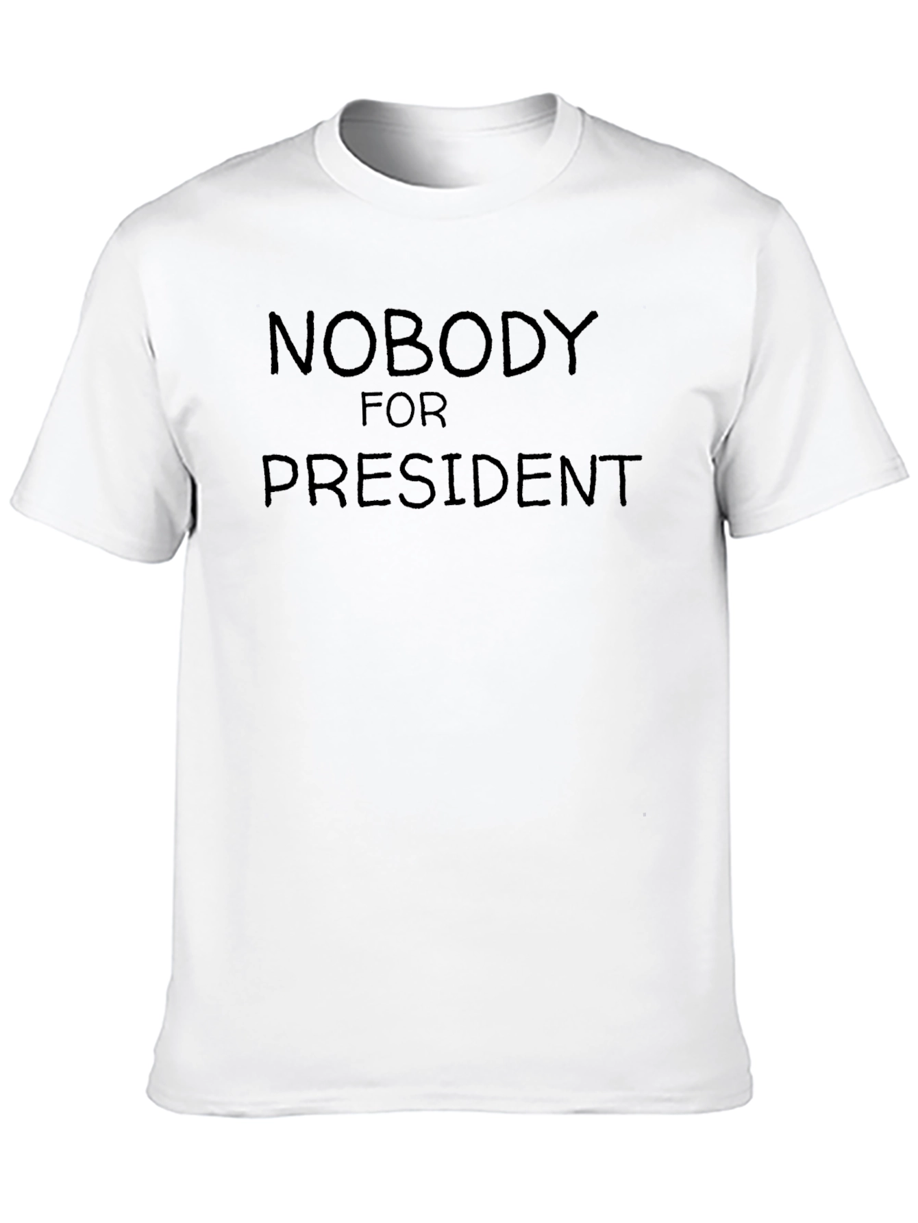 Nobody for President Black Graphic Tee
