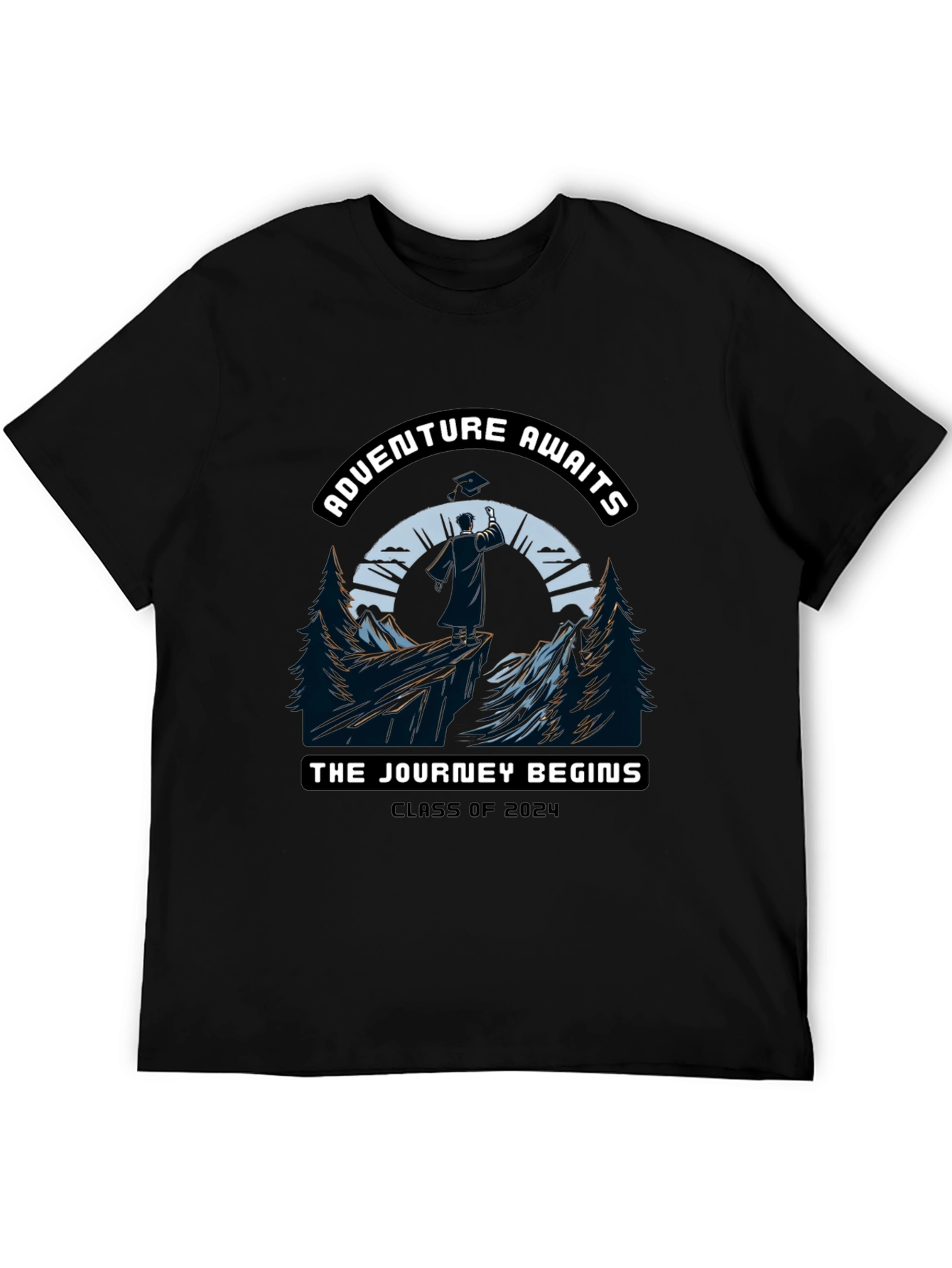 Adventure Awaits Class of 2024 Graduation T-Shirt