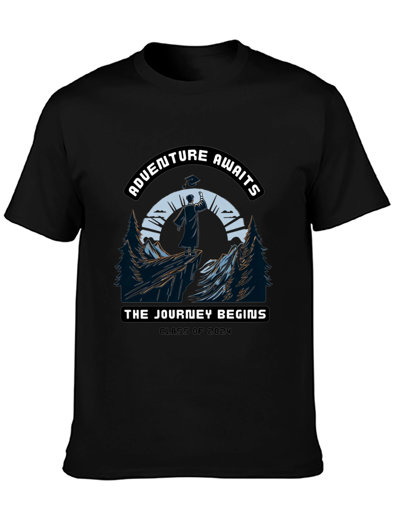 Adventure Awaits Class of 2024 Graduation T-Shirt