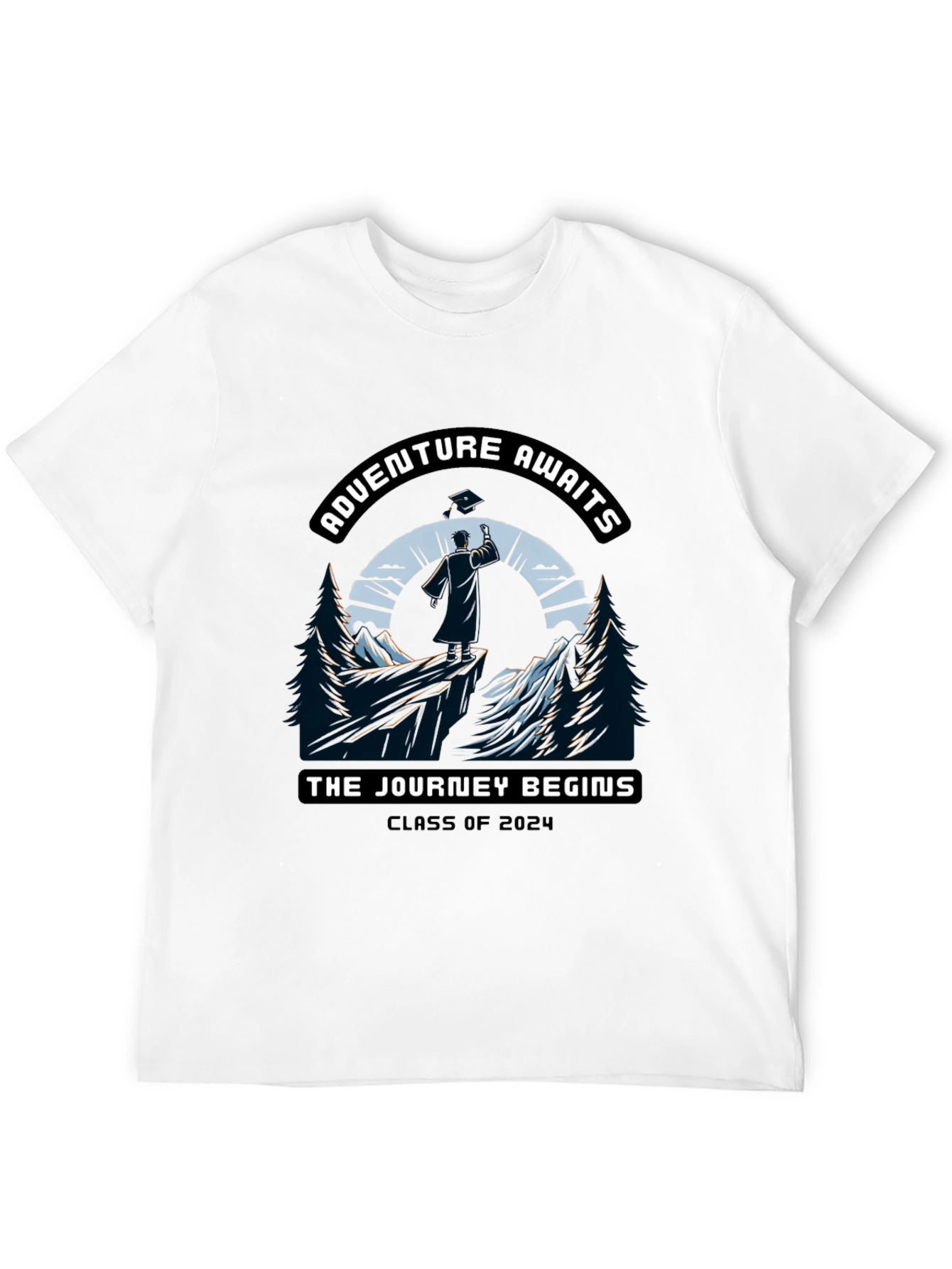 Adventure Awaits Class of 2024 Graduation T-Shirt