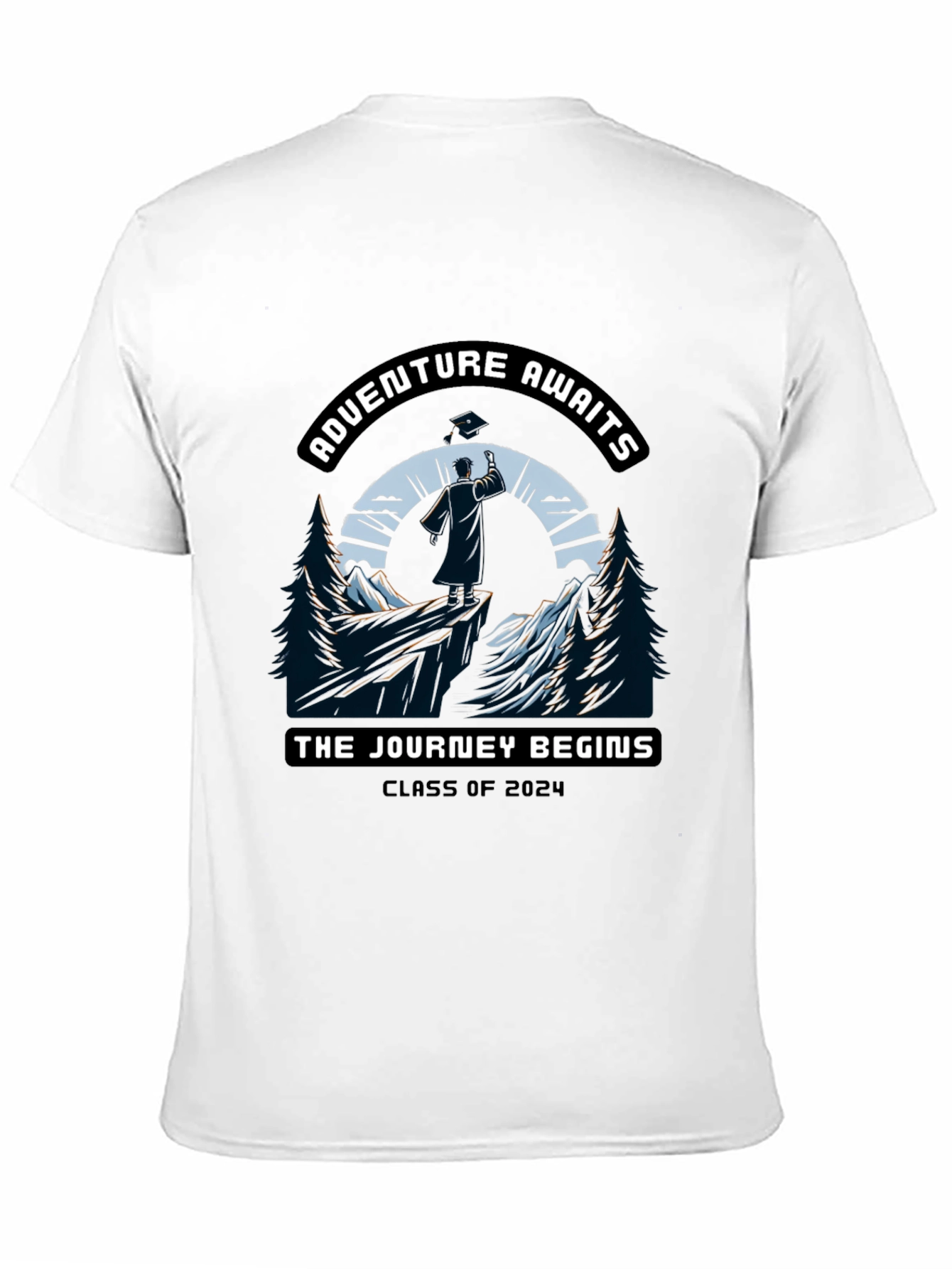 Adventure Awaits Class of 2024 Graduation T-Shirt