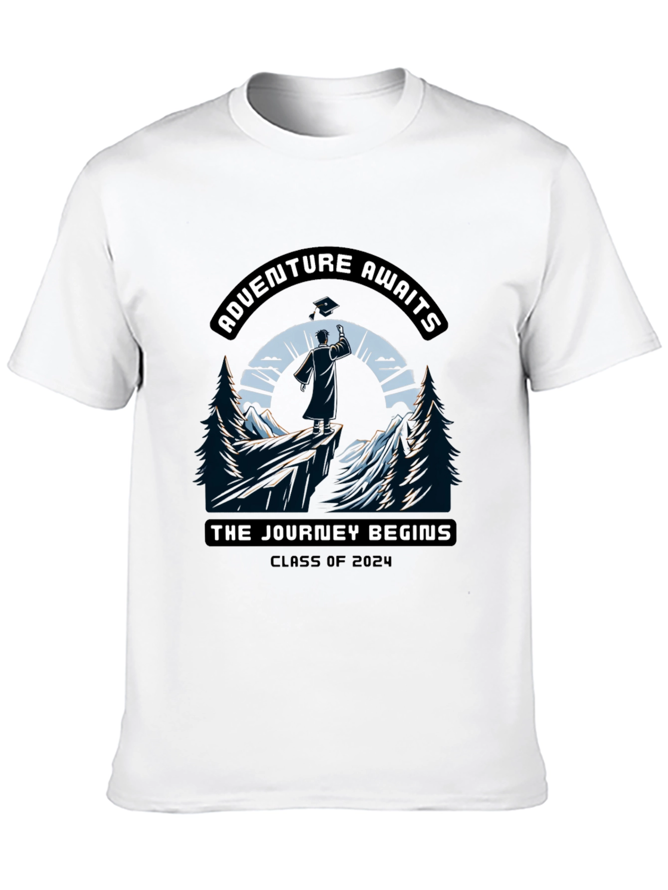 Adventure Awaits Class of 2024 Graduation T-Shirt