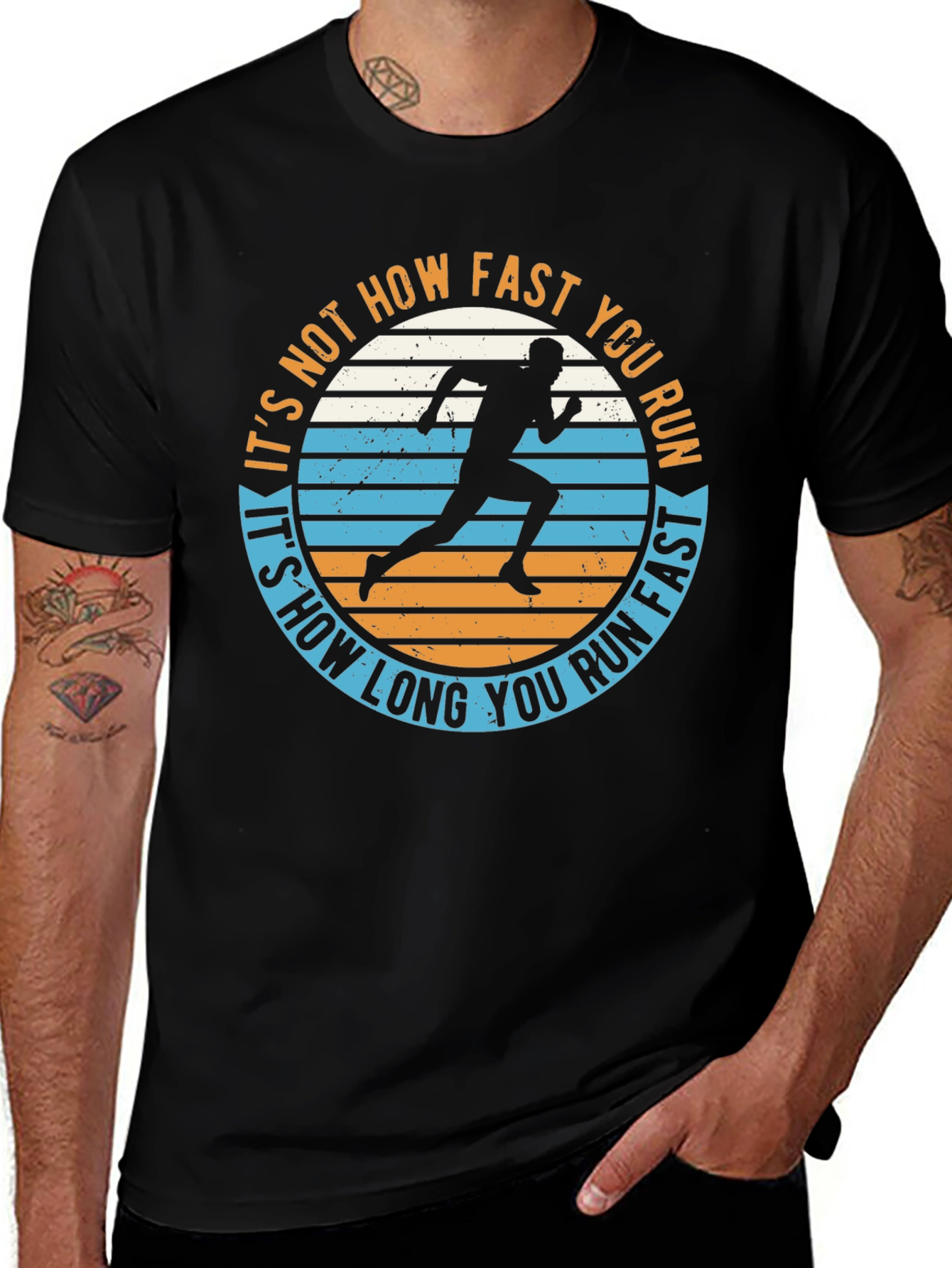 Runners Motivation Tee: How Long You Run