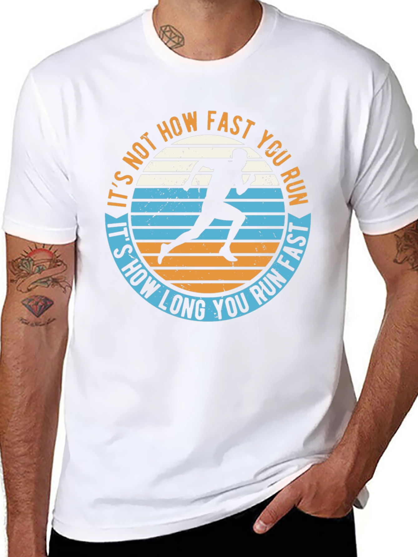 Runners Motivation Tee: How Long You Run