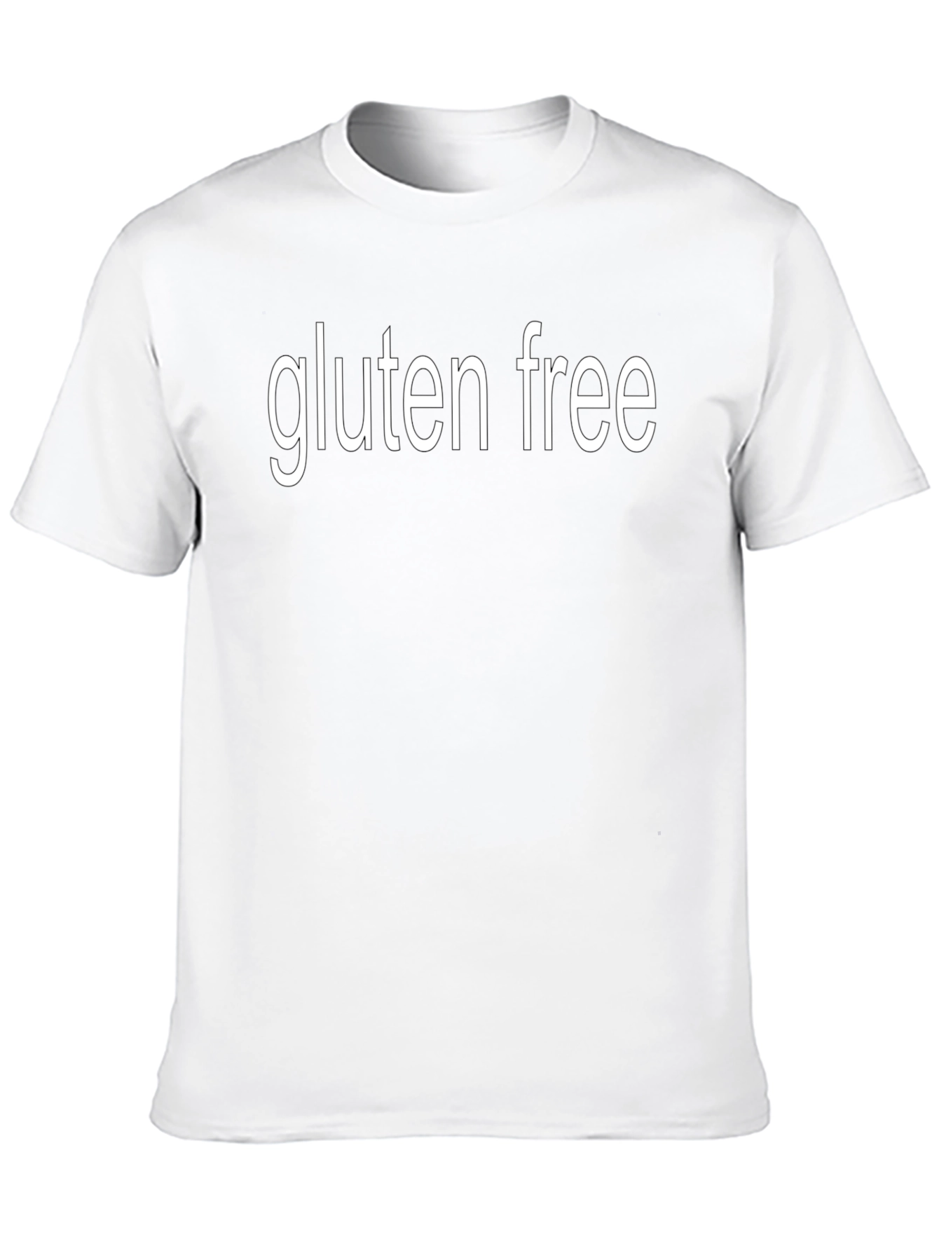 Gluten Free Black T-Shirt - Mens Fashion Tee