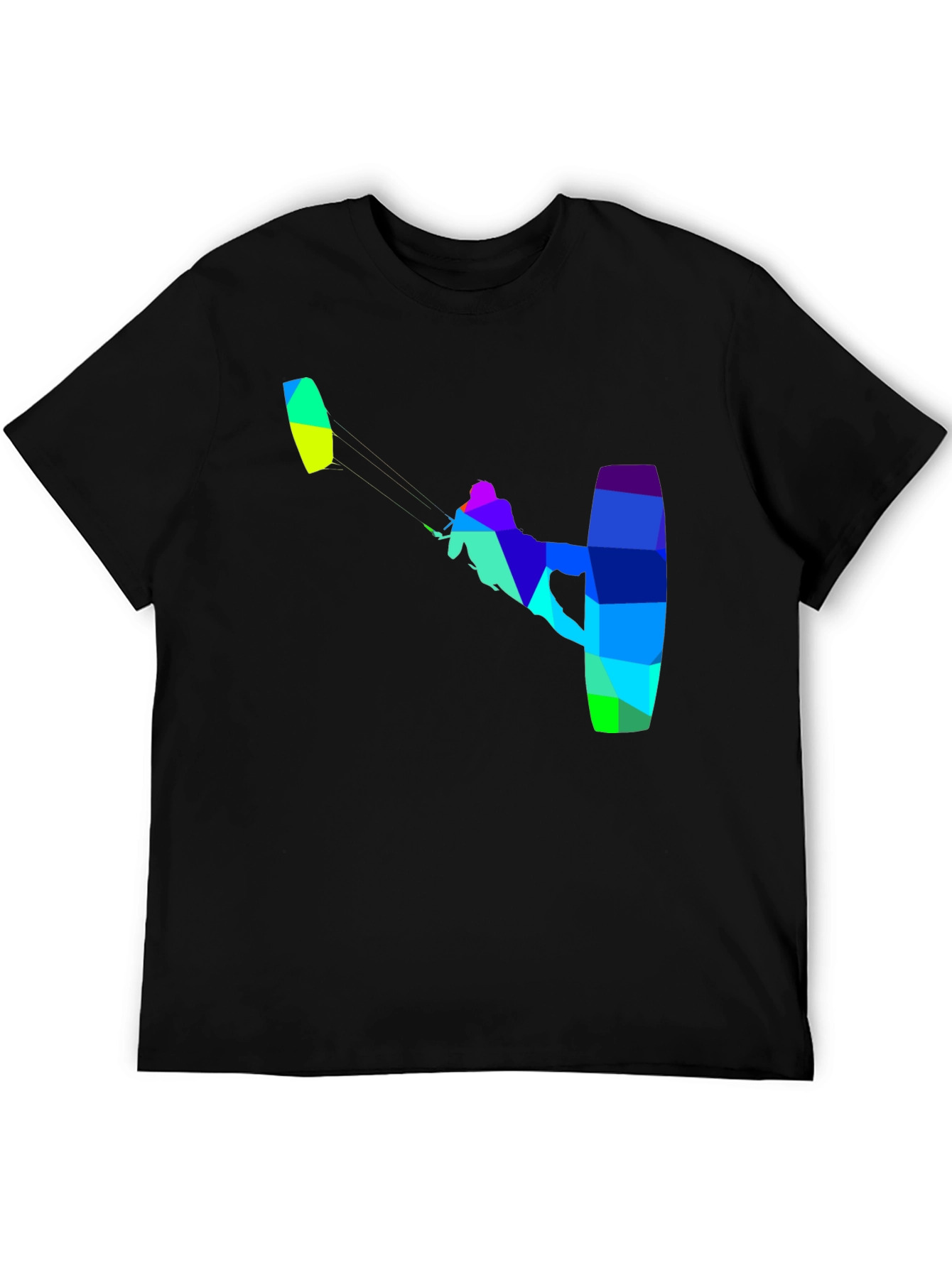 Kitesurfing Graphic T-Shirt - Vibrant Design
