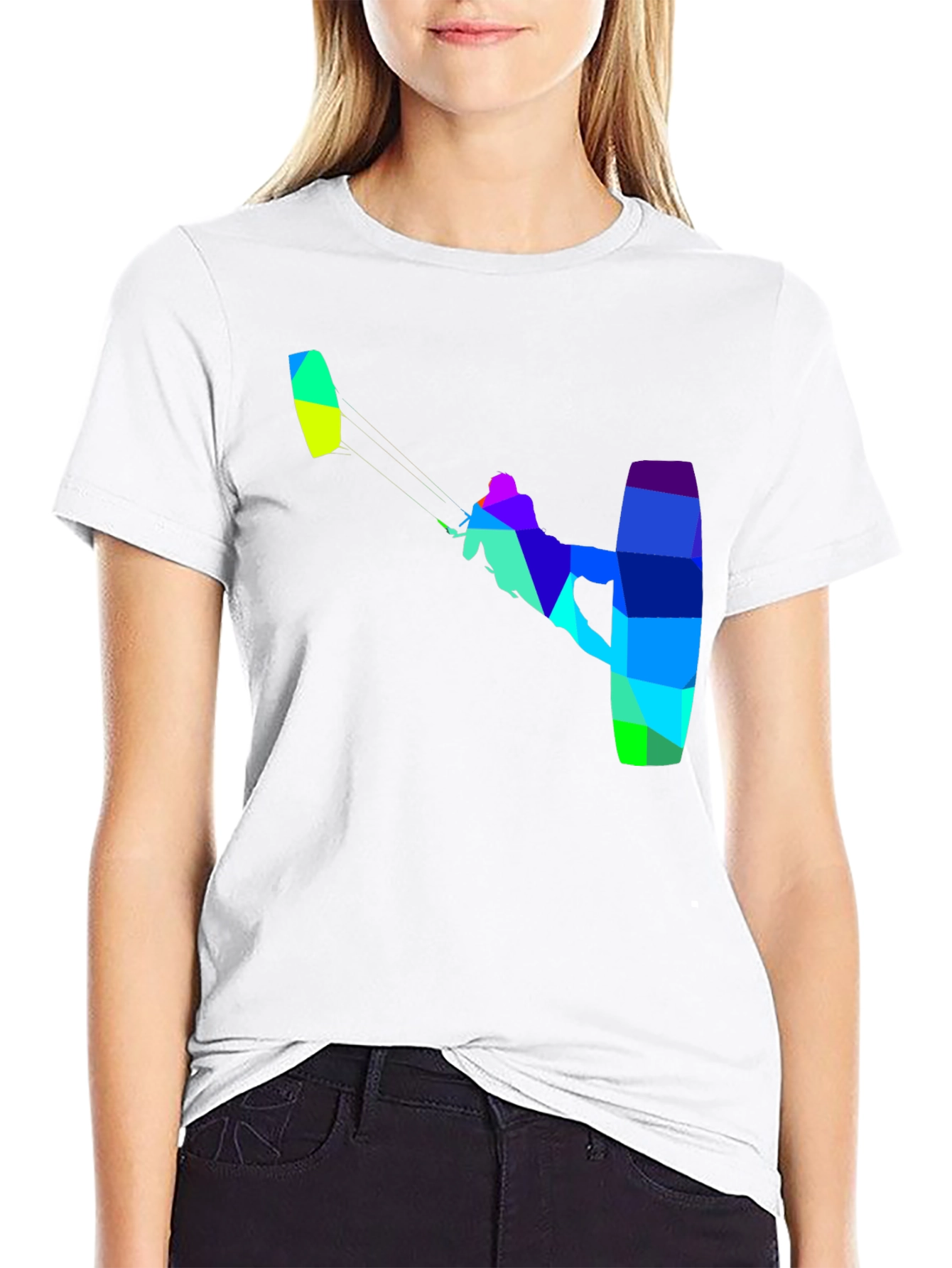 Kitesurfing Graphic T-Shirt - Vibrant Design