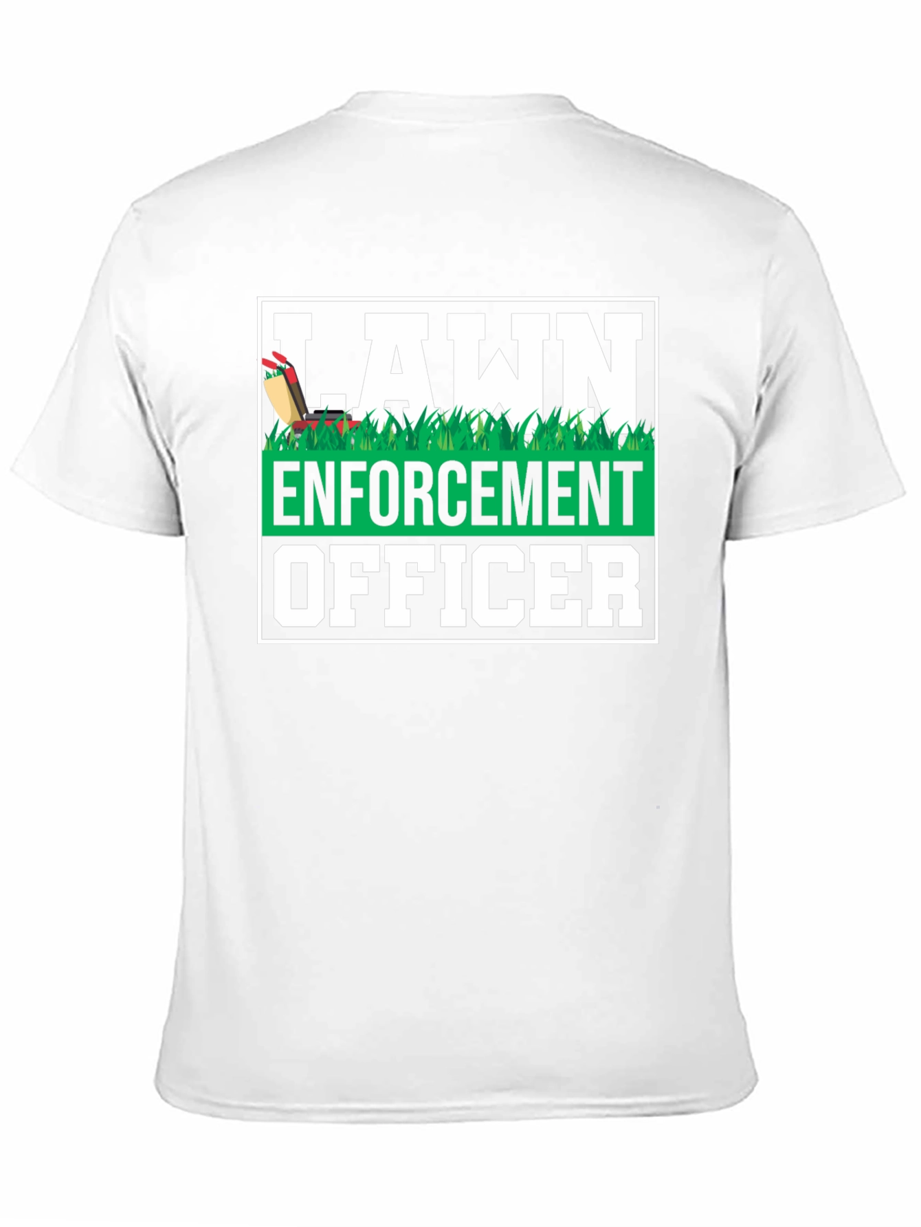 Lawn Enforcement Officer Graphic T-Shirt