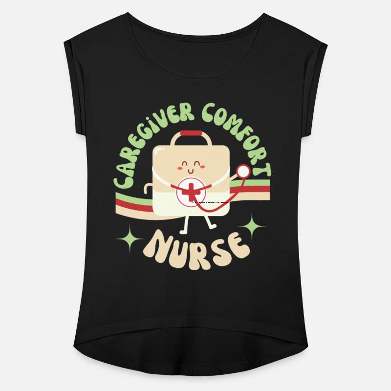 Medical nurse, cute aid box humor caregiver design