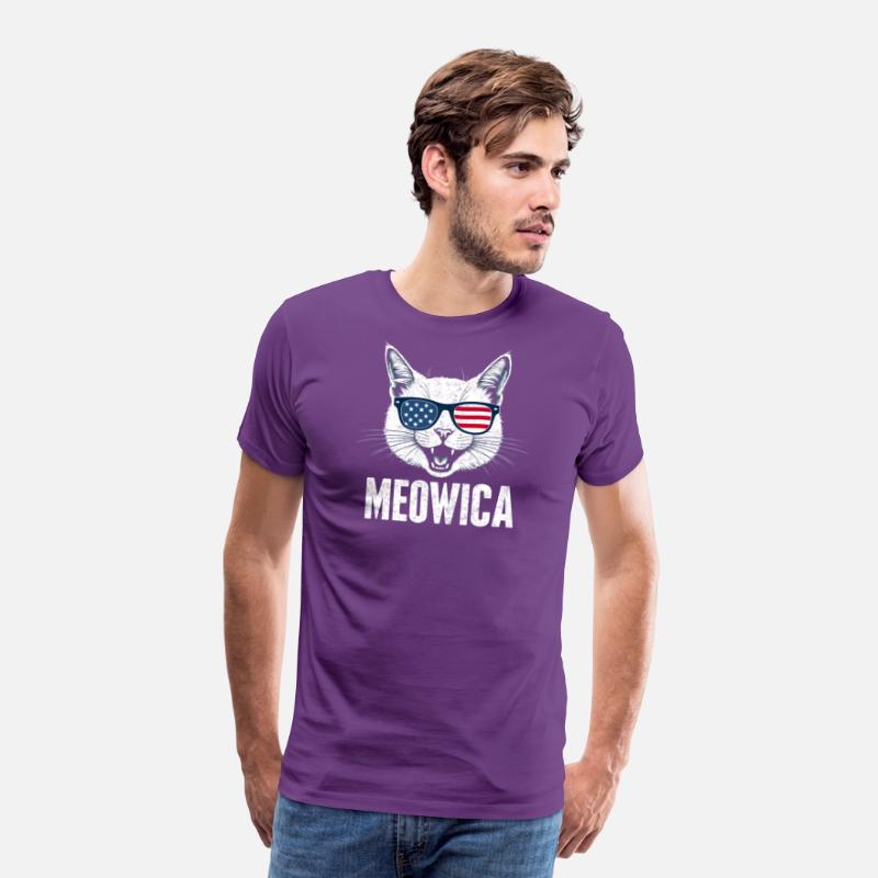 Meowica Patriotic Cat T-Shirt
