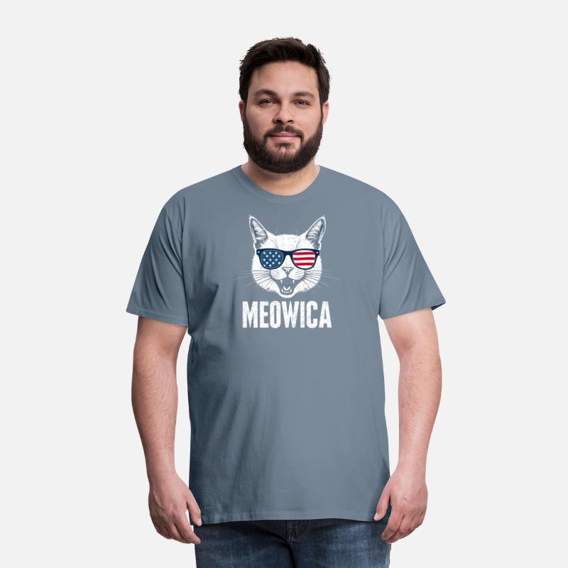 Meowica Patriotic Cat T-Shirt
