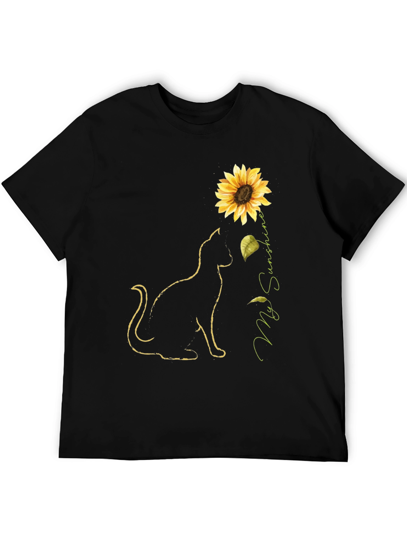 Sunflower Cat T-Shirt - My Sunshine