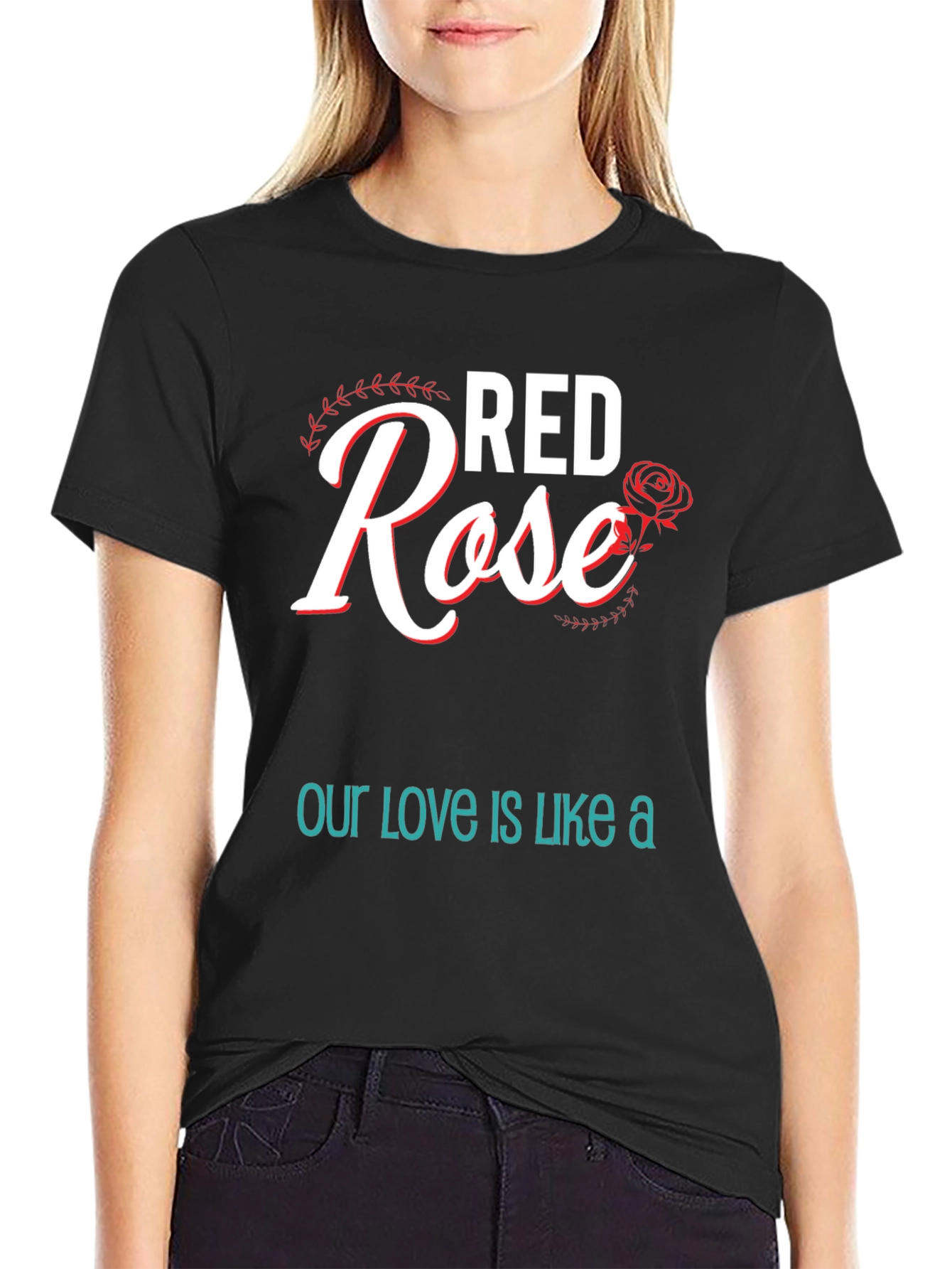 Red Rose Love T-Shirt