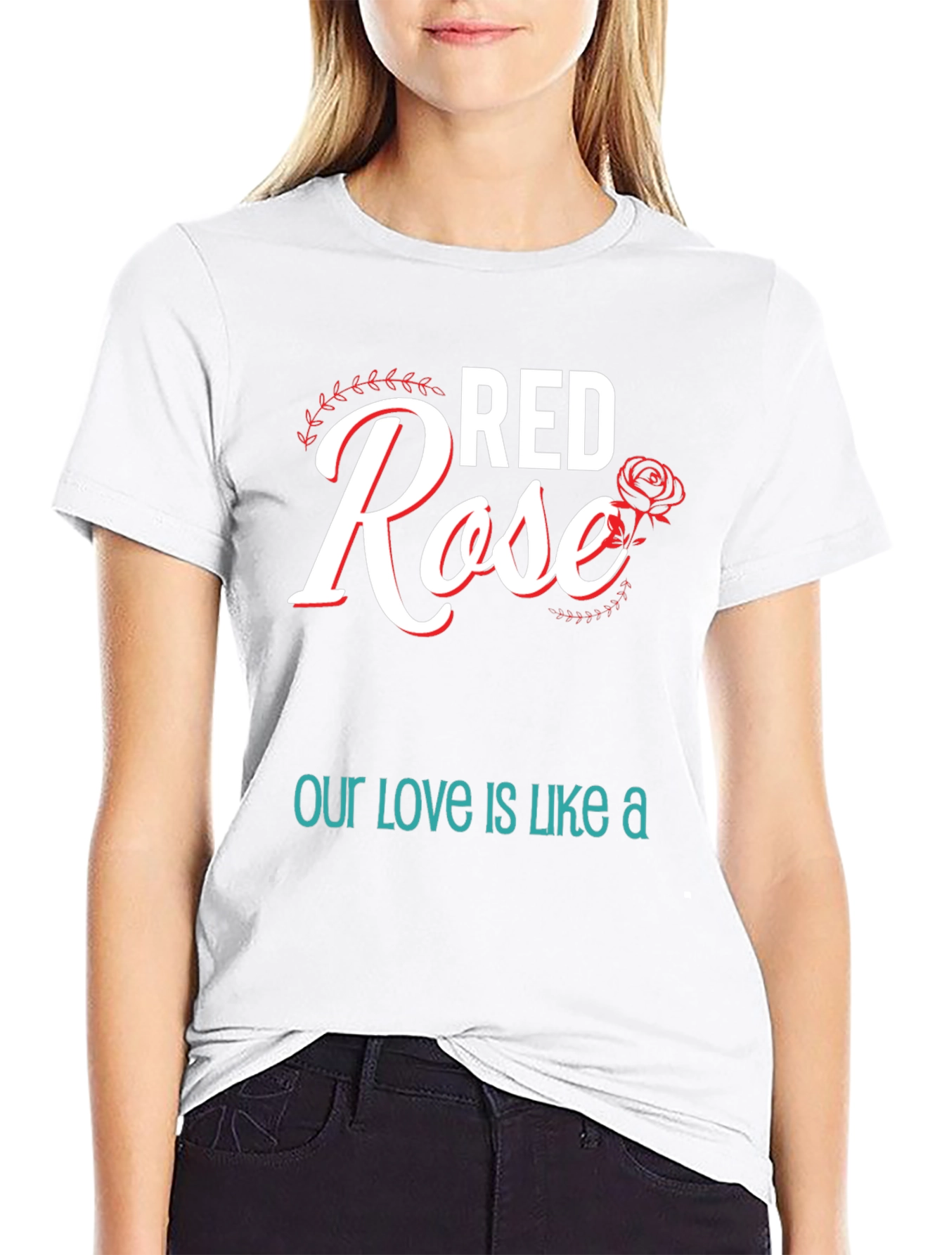 Red Rose Love T-Shirt