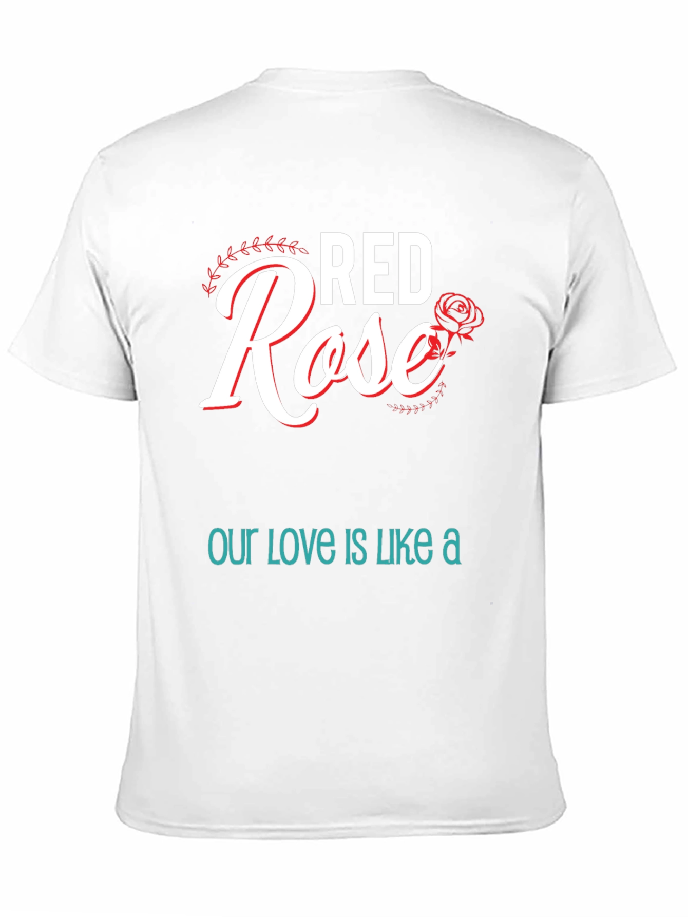 Red Rose Love T-Shirt