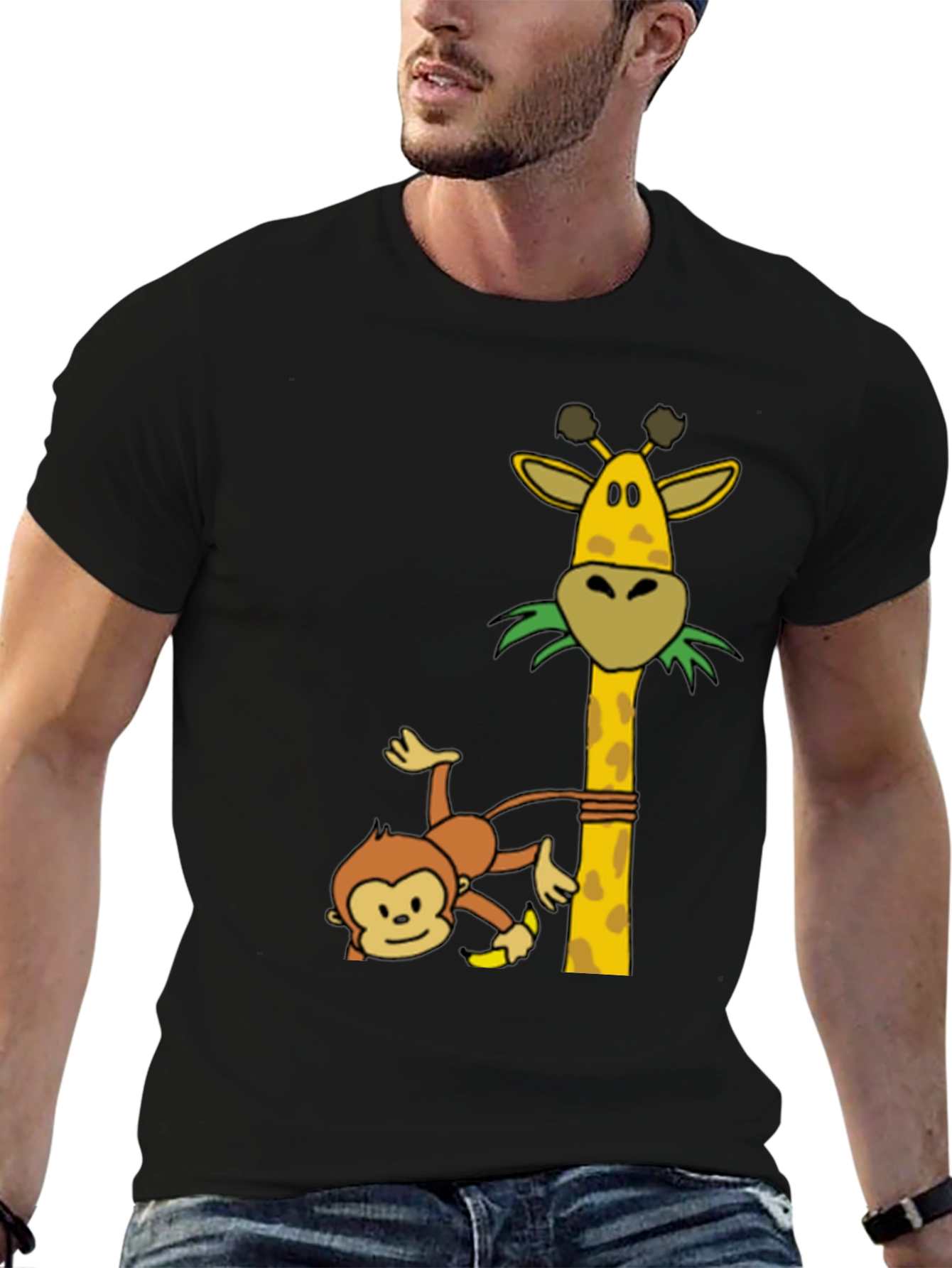 Monkey & Giraffe Graphic Tee