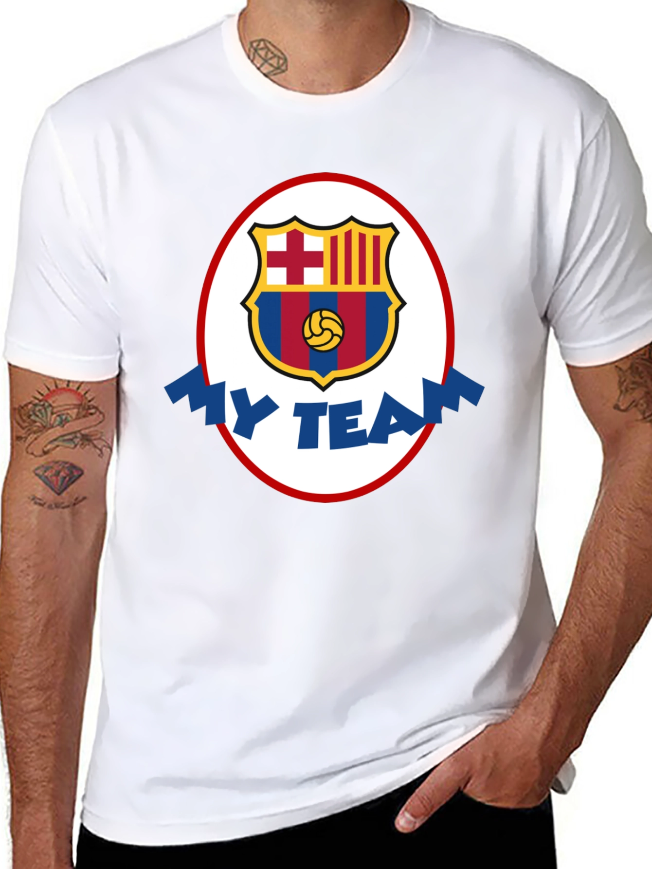 FC Barcelona My Team Black T-Shirt