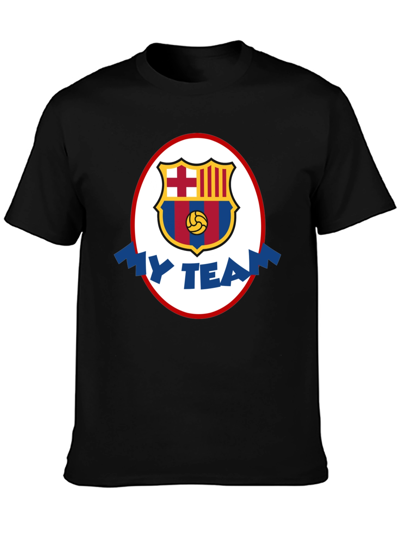 FC Barcelona My Team Black T-Shirt