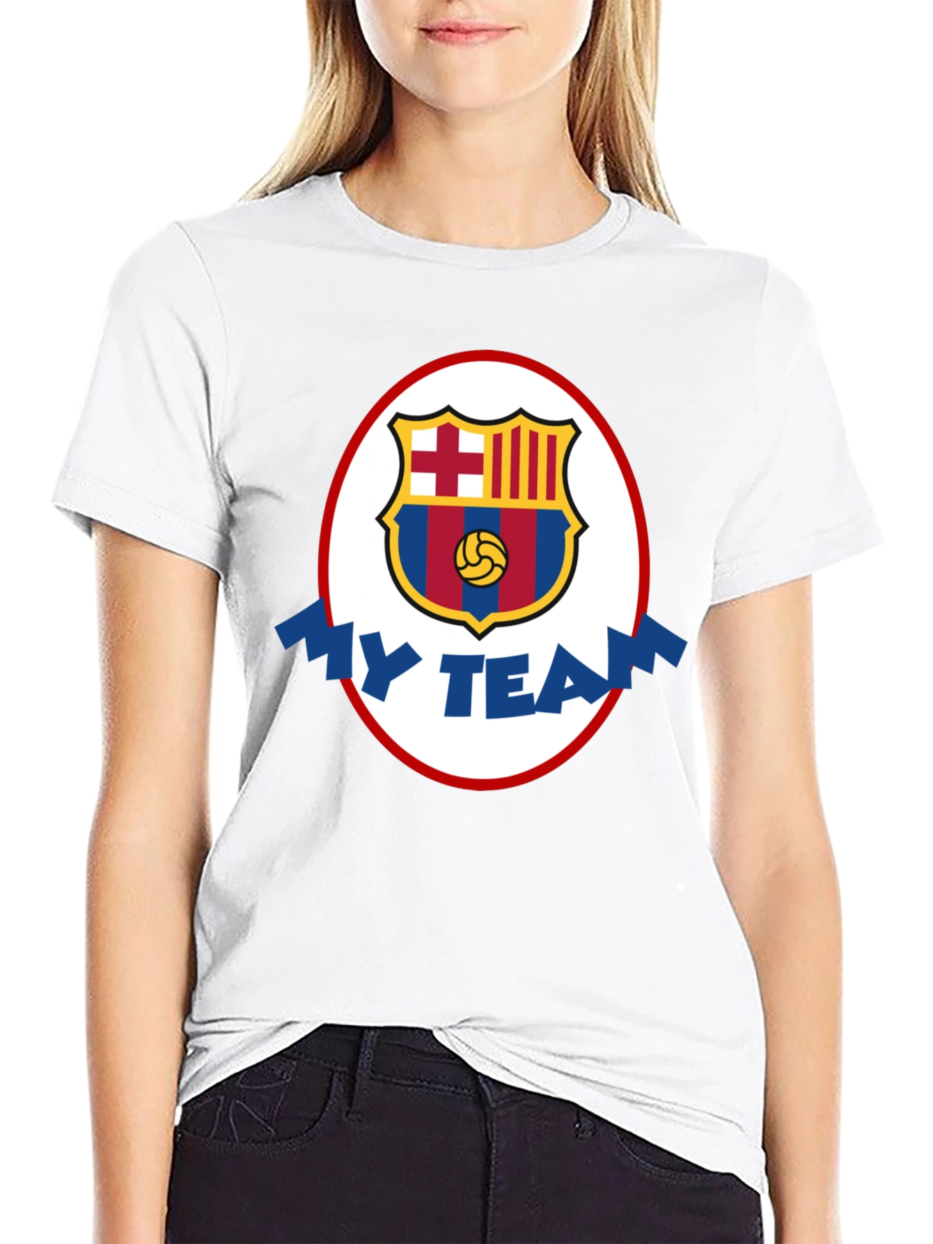 FC Barcelona My Team Black T-Shirt