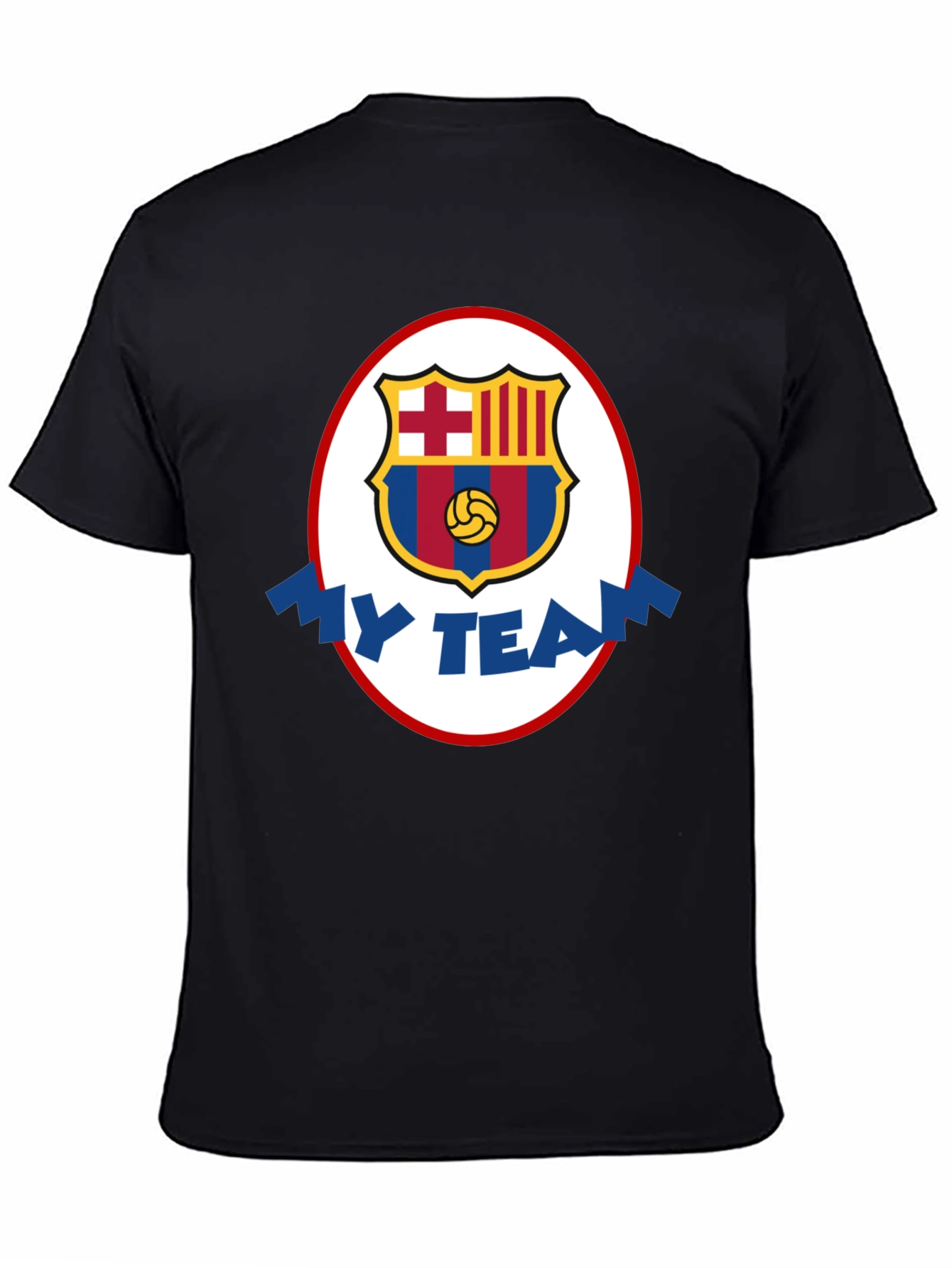 FC Barcelona My Team Black T-Shirt