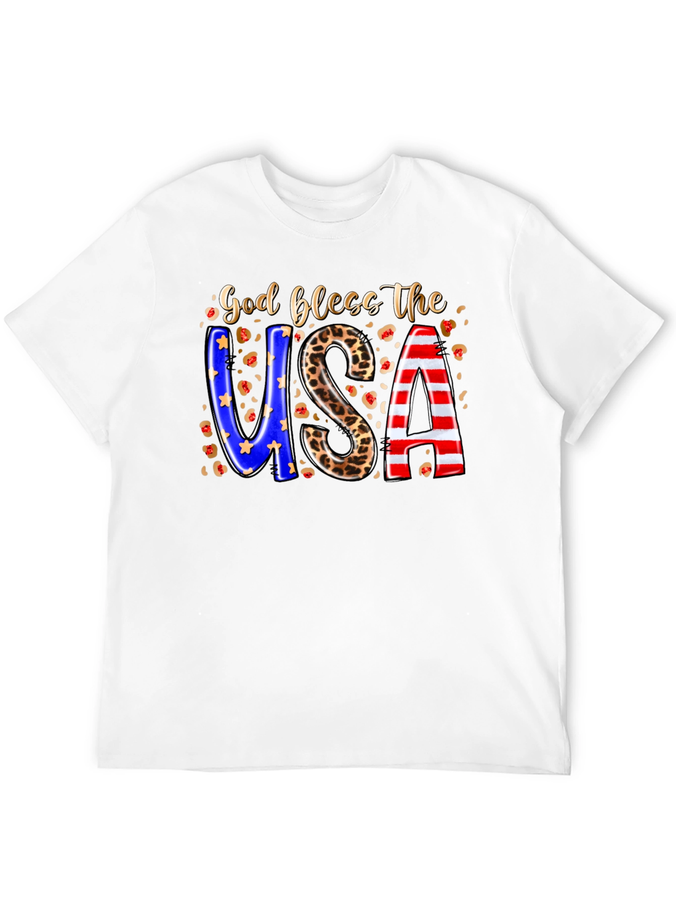 God Bless The USA Patriotic T-Shirt