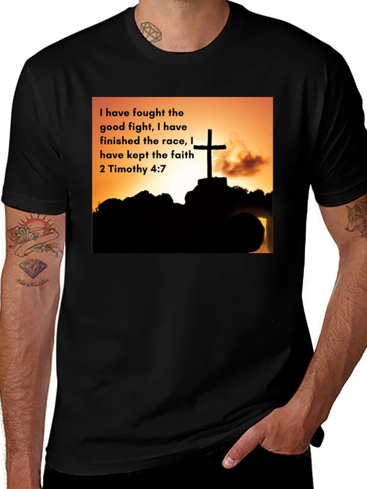 Faithful Race T-Shirt - 2 Timothy 4:7