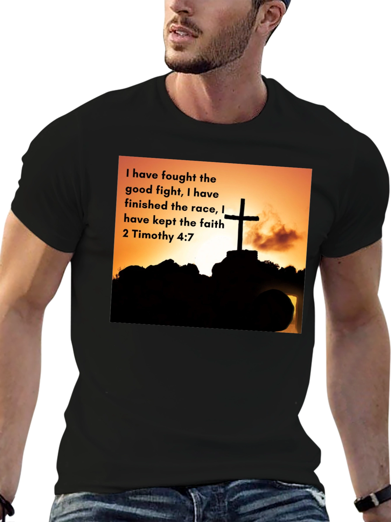 Faithful Race T-Shirt - 2 Timothy 4:7