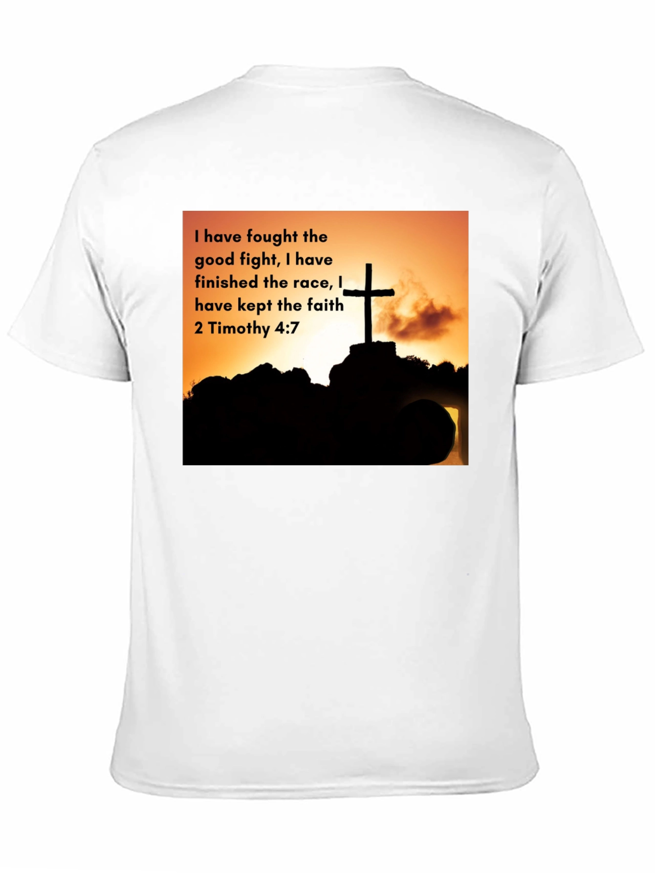 Faithful Race T-Shirt - 2 Timothy 4:7