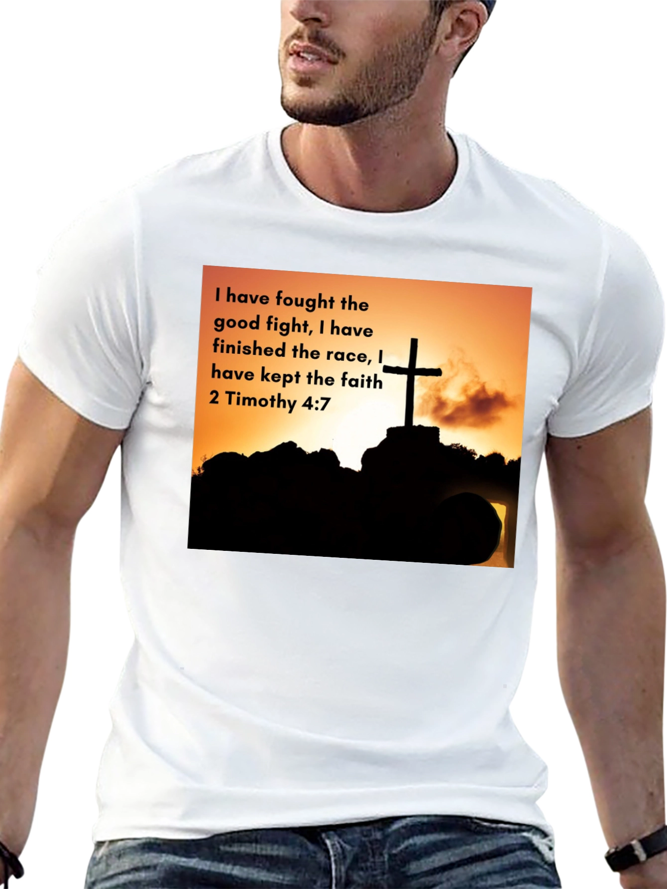 Faithful Race T-Shirt - 2 Timothy 4:7