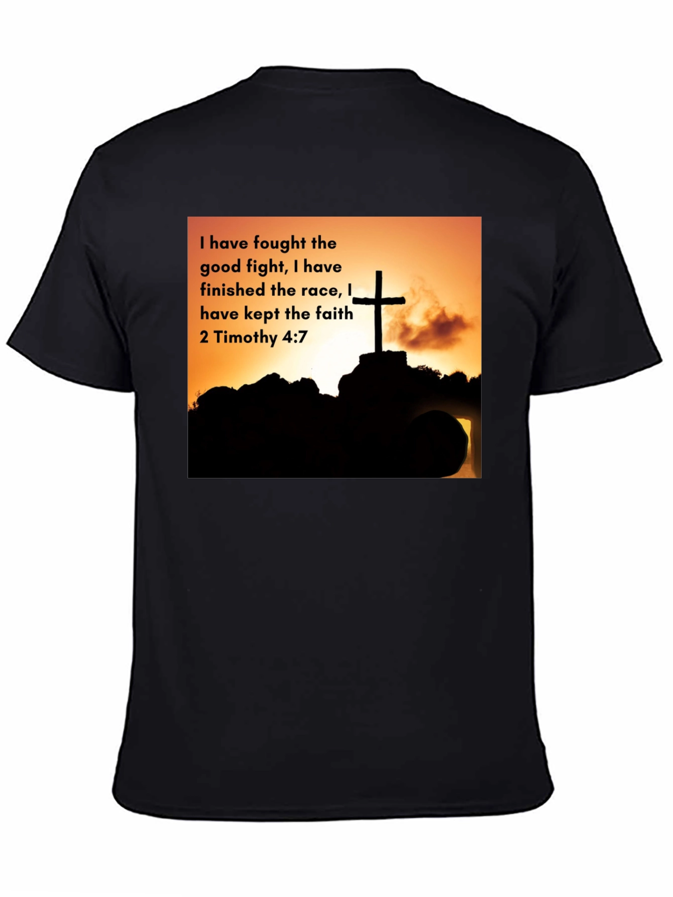 Faithful Race T-Shirt - 2 Timothy 4:7