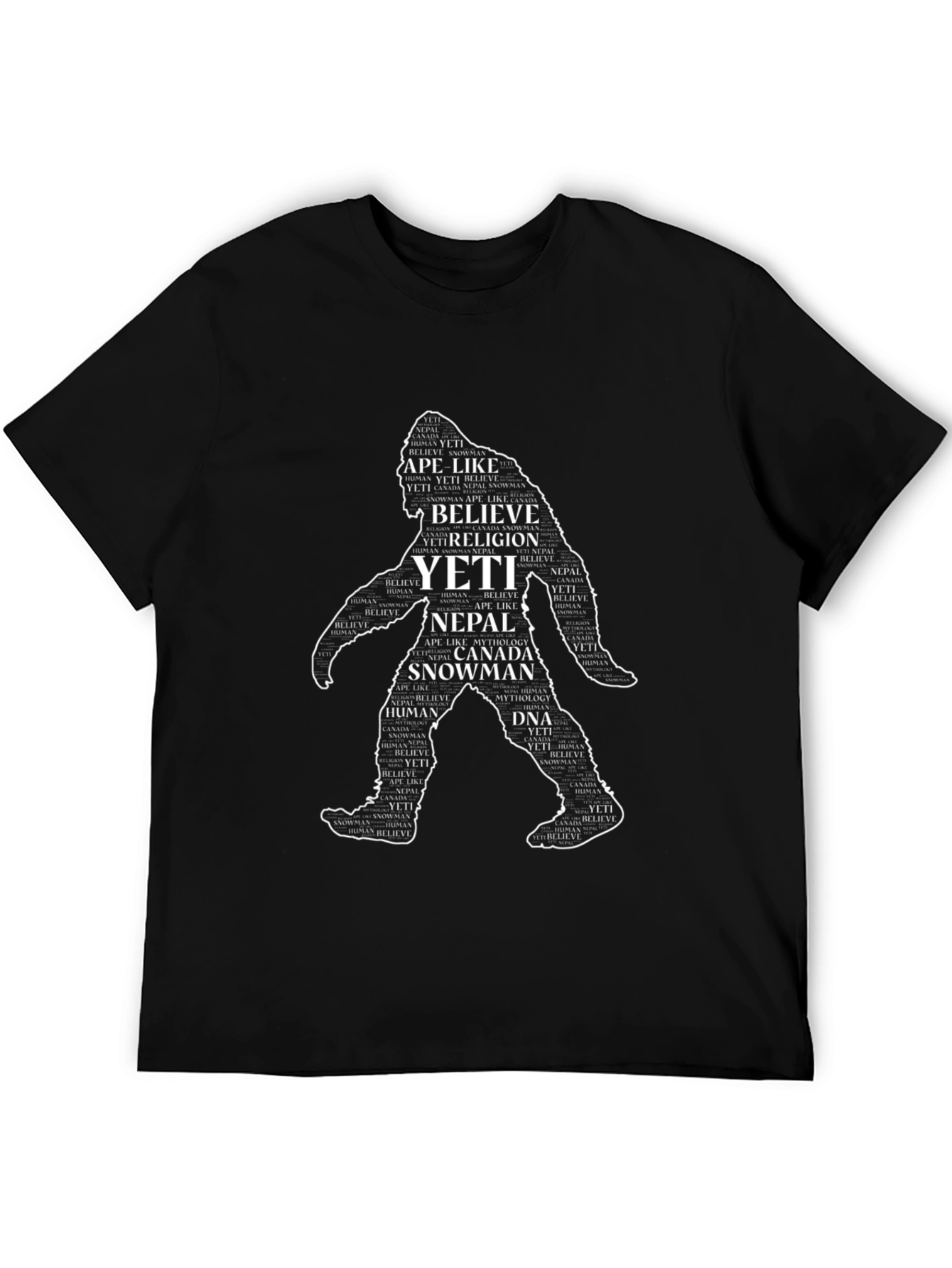 Yeti Word Art Graphic Tee - Believe