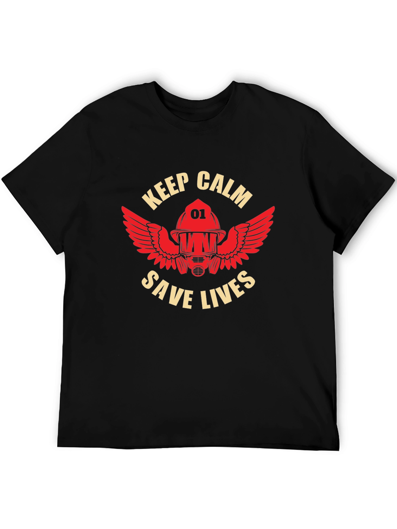 Keep Calm Save Lives Firefighter T-Shirt