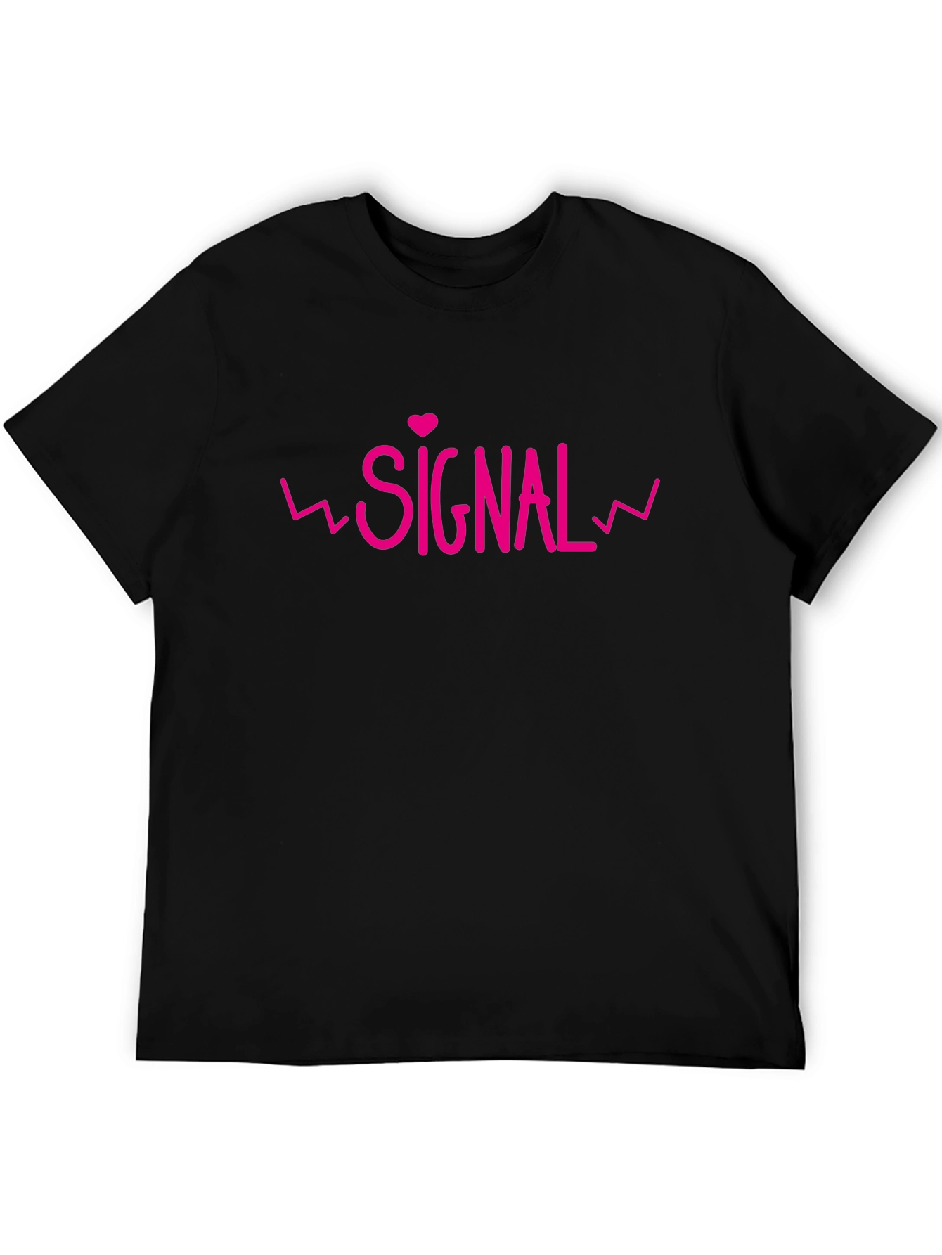 Signal Heartbeat Graphic Tee - Black