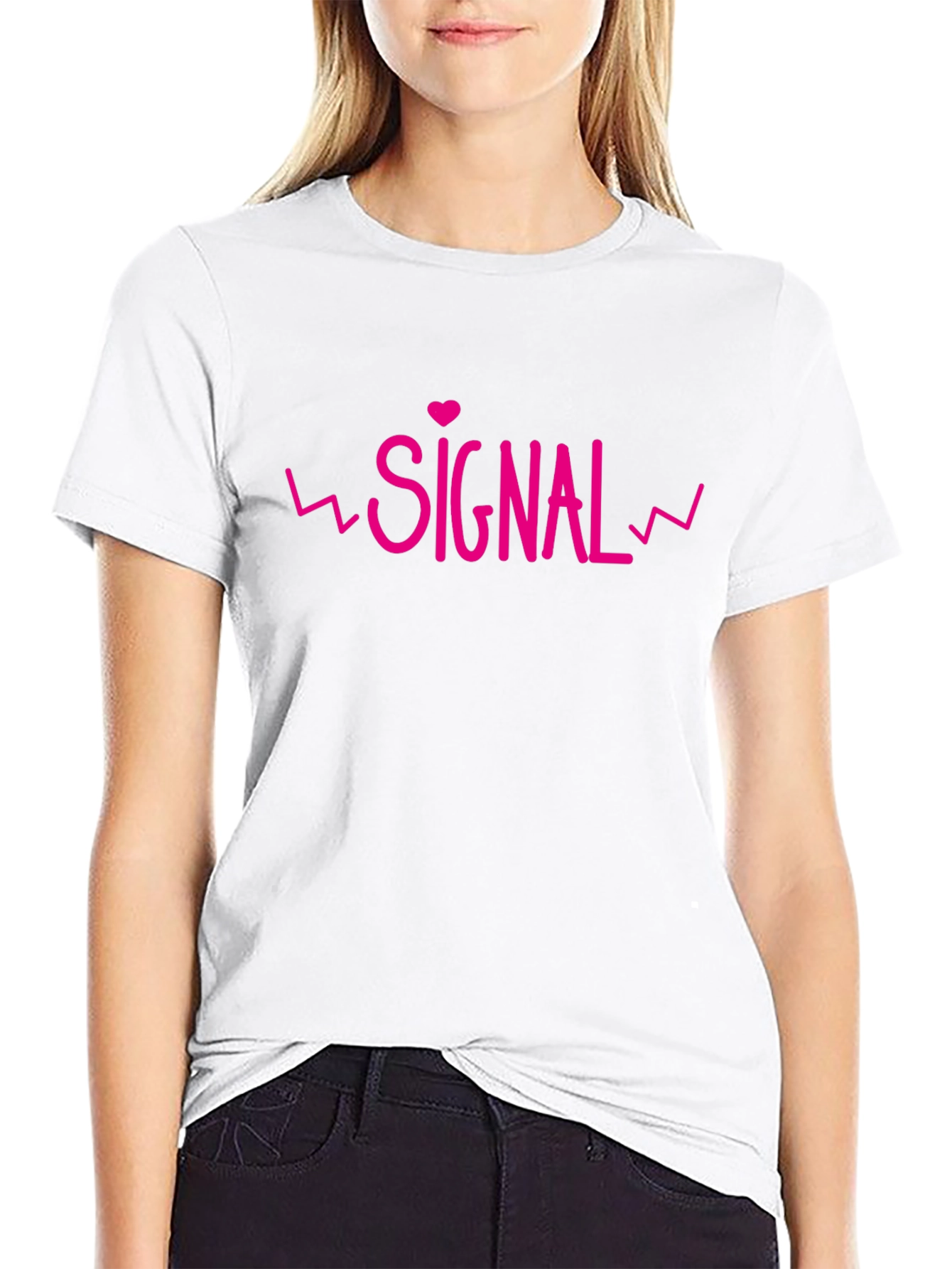 Signal Heartbeat Graphic Tee - Black
