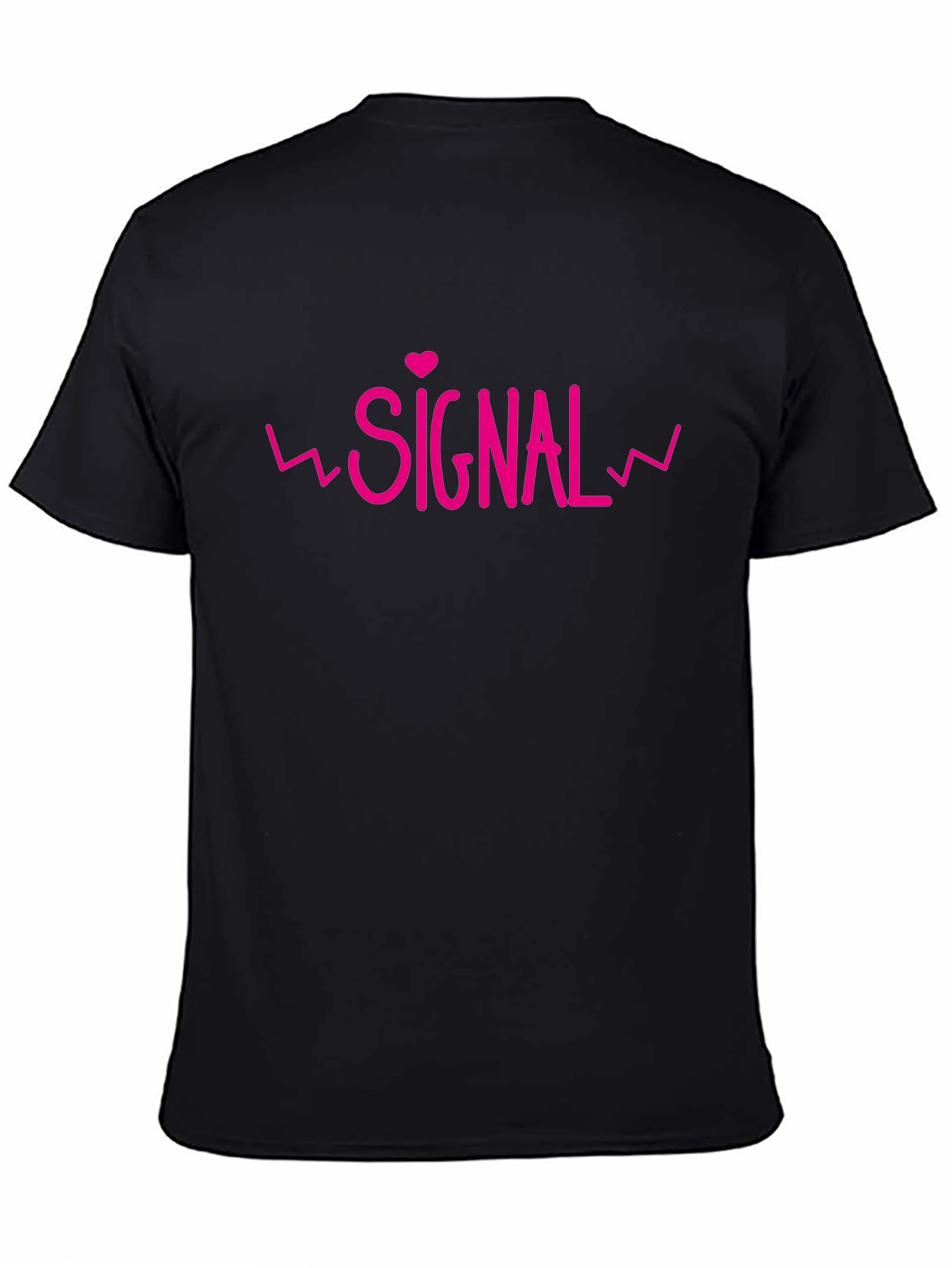 Signal Heartbeat Graphic Tee - Black