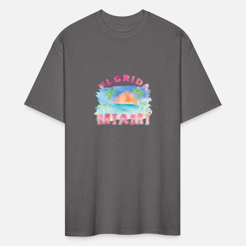 Miami (Florida) watercolor Inscription.