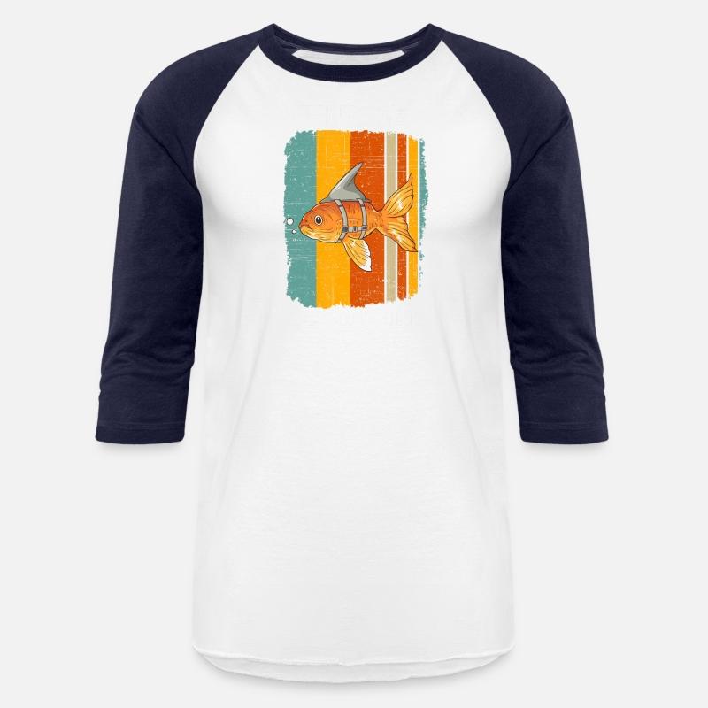 Mindset Motivational Quote Cute Goldfish Shark Fin