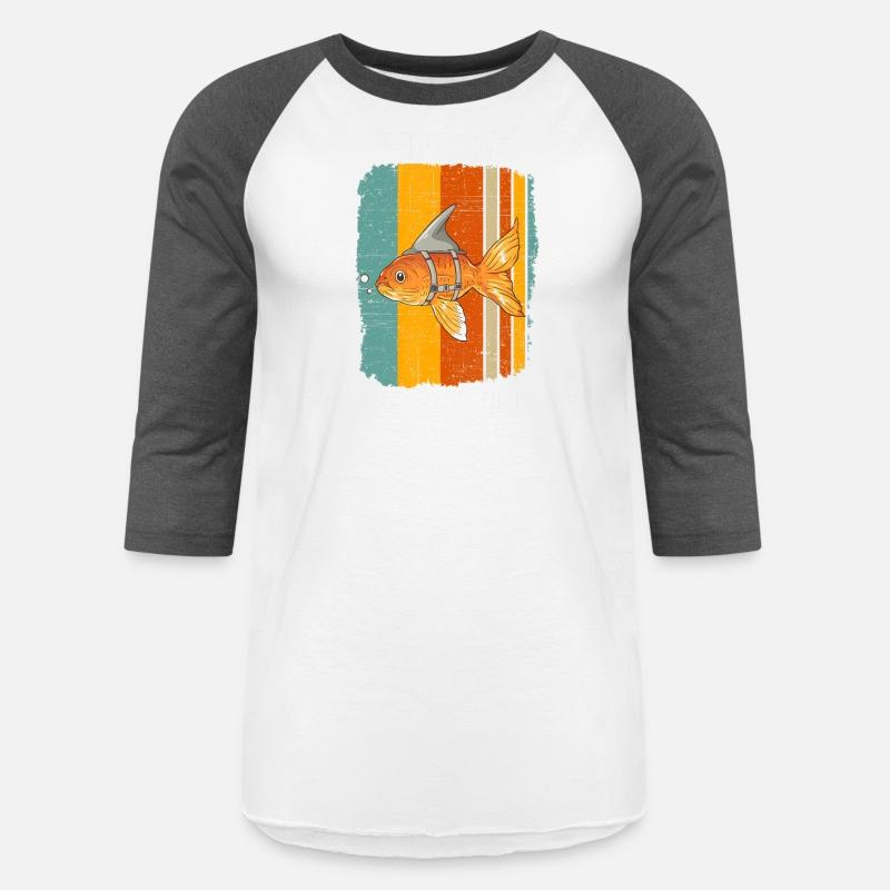 Mindset Motivational Quote Cute Goldfish Shark Fin