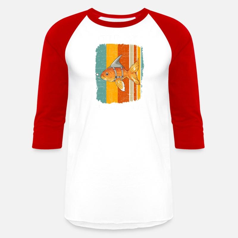 Mindset Motivational Quote Cute Goldfish Shark Fin